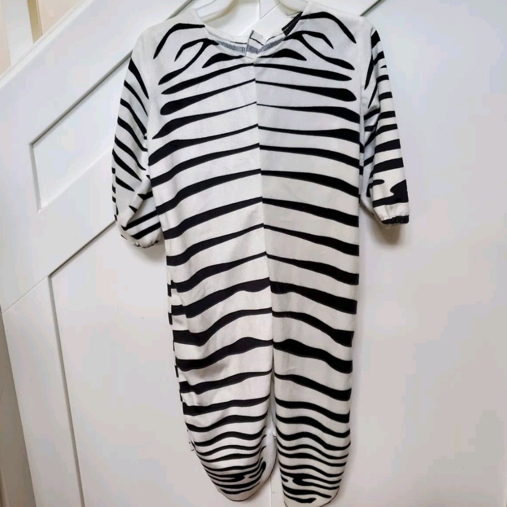 **$5 Add On** Zebra costume jumpsuit
